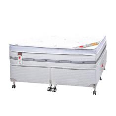Imagem de Cama Box + Colchão Castor King Niponpedic One Face Pocket 193x203x60cm