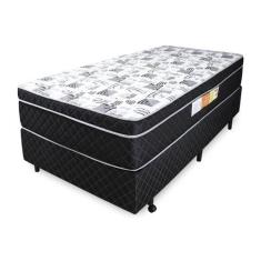 Imagem de Cama Box + Colchão Solteiro Relaflex Visconde Ortopédico 88X188x30