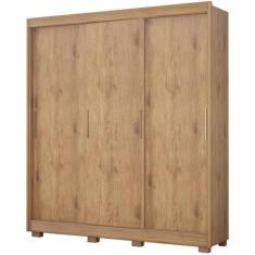 Imagem de Guarda-Roupa Viena 3 Portas Madeirado/Mdd-Off White Gelius Móveis - Vi