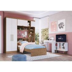 Imagem de Guarda Roupa Modulado 6 Peças Infinity Móveis Castro