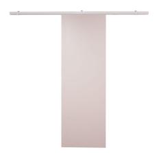 Imagem de Porta De Correr Branco Prime Com Kit Alumínio Branco - 210x70