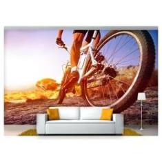 Imagem de Papel De Parede Exercício Físico Bike Pedal 3D Aca01