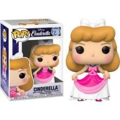 Imagem de Funko Pop Disney Cinderella In A Pink Dress #738