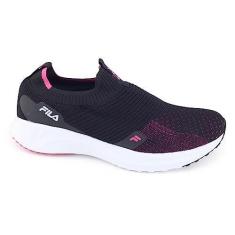 Imagem de Tenis Fila Pretender Feminino,Preto/Rosa/Branco,34
