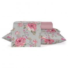 Imagem de Jogo De Lençol Teka 3 Peças Casal 100% Algodão 150 Fios - Perfeito Par