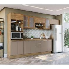 Imagem de Cozinha Compacta Botanic com Tela 12 PT 3 GV Nogueira e Fendi - Kappes