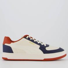 Imagem de Tênis Puma Caven 2.0 BDP Off White e Vermelho-Masculino