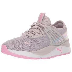 Imagem de PUMA Tênis infantil unissex Pacer Future Rainbow, Chiffon lilás mármore, 18