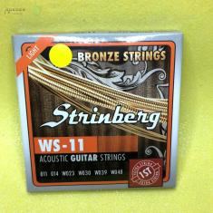 Imagem de Encordoamento Violão Strinberg Aço Bronze Ws11 Tensão 011