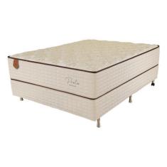 Imagem de Cama Box Casal (Box + Colchão) 138X188x67 Prata Prorelax Pillow In Dup
