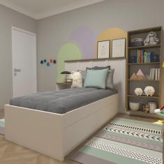 Imagem de Cama Infantil Solteiro Mista Yescasa