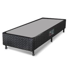 Imagem de Base Box para Colchão de Solteiro Castor Class 39x78x188 cm - Cinza/Preto