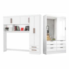 Imagem de Guarda Roupa Casal Modulado Sevilha 5 e 2 Portas 8 Gavetas Plus Carioc