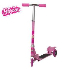 Imagem de Patinete de Ferro Barbie FIlme Menina Grande Ajustável Rosa - TOYS 2U