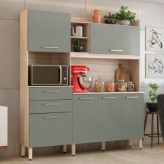 Imagem de Armário Cozinha Compacta 6 Portas 2 Gavetas 1 espaço Forno Select