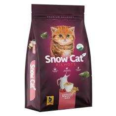 Imagem de Ração Seca Snow Cat Leite Com Morango Para Gatos Filhotes - 20 Kg