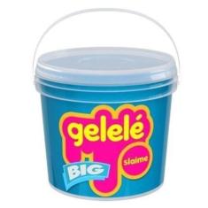 Imagem de Gelele Balde Slime Meleca Geléia Massinha Big Azul - Doce Brinquedo