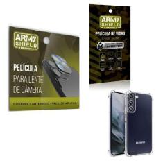 Imagem de Película De Câmera E Tela Samsung S22 Plus E Capa Anti Shock - Armyshi
