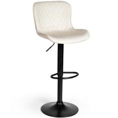 Imagem de Banqueta Giratória Com Encosto Alta Para Cozinha Bancada Bar Prime.Off