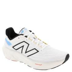Imagem de New Balance Fresh Foam X 1080 V13 Tênis de corrida masculino, Branco/preto/azul costeiro, 45