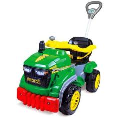 Imagem de Trator Agro Verde Passeio E Pedal Haste Direcionável 3190 - Maral