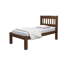 Imagem de Cama solteiro de madeira maciça italia saimys cast