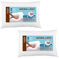 Imagem de Kit com 2 Travesseiros Natural Látex Médio - Duoflex