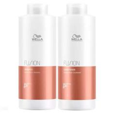 Imagem de Kit Wella Professionals Fusion - Shampoo + Condicionador - Tamanho Profissional Kit