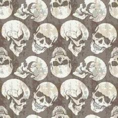 Imagem de Papel de Parede Adesivo Caveiras 801 Rolo 0,58x3M