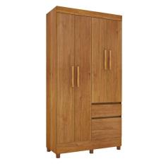 Imagem de Guarda-Roupa Solteiro Oregon II 4 PT 2 GV Cinamomo