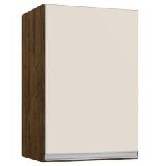 Imagem de Armário Aéreo Cozinha Athena 1 Porta 1 Prateleira Itauba/Off White - I