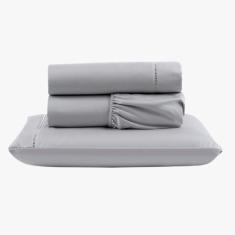 Imagem de Jogo Lençol Peletizado 400 Fios Solteiro 3 Peças Casa Hotel