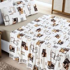 Imagem de Jogo Lençol Solteiro Malha Milly 3 Pçs Avela