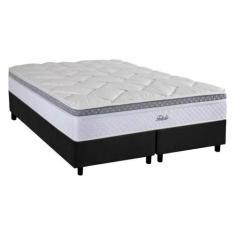 Imagem de Cama Box King + Colchão Herval Toledo Molas Ensacadas 193X203x68