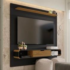 Imagem de Painel para TV com Nichos Eleonor  Cinamomo