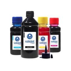 Imagem de Kit 4 Tintas L656 para Epson Bulk Ink Black 500ml Coloridas 100ml Valejet