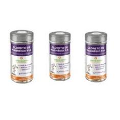 Imagem de Cloreto de Magnésio P.A. 500MG Meissen 60 cps vg Kit com 3