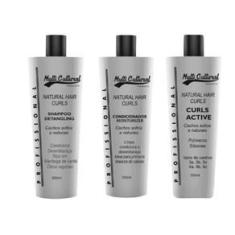 Imagem de Kit Cabelos Cacheados Shampoo + Cond + Ativador 500ml