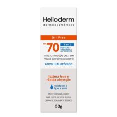 Imagem de Protetor Solar Facial Helioderm Oil Free 3 em 1 FPS 70 Sem Cor 50g