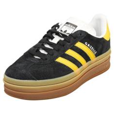 Imagem de adidas Tênis feminino de ginástica, Preto, amarelo, 35