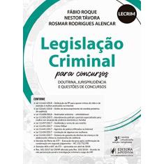 Imagem de Legislação Criminal Para Concursos - LECRIM: Doutrina, Jurisprudência e Questões de Concursos - Fábio Roque - 9788544220979
