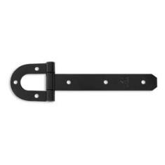 Imagem de Dobradiça Ferradura N-1 20cm Forsul para portão, porteira e porta Preta