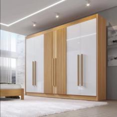 Imagem de Guarda-Roupa Mdf Zeus Plus Ripado 06 Portas 06 Gavetas - D Doro