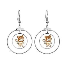 Imagem de Brincos de criatura alienígena monstro alienígena pendentes joia círculo gota