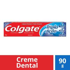 Imagem de Kit Creme Dental Colgate Tripla Ação Hortelã 90g com 6 unidades