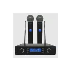 Imagem de Sistema De Microfone Digital UHF Sem Fio Duplo PLL LSX-02 - Leson