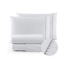 Imagem de Jogo De Lençol Casal Queen 400 Fios Toque Macio Ponto Palito - On Enxo