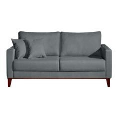 Imagem de Sofá Chaise Living 2 Lugares 160cm Para Sala Cayman K01 Veludo Rosê - Lyam Decor