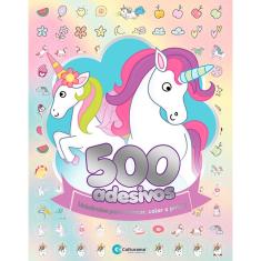 Imagem de 500 Adesivos Unicornios