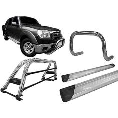 Imagem de Kit quebra mato+Estribo Plat +Santo Ant Ranger 97 a 12 CROMO